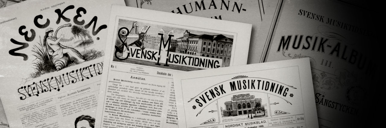 Svensk musiktidning. Montage: Musikverket