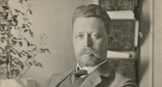 Wilhelm Peterson-Berger, april 1910. Foto: Almberg & Preinitz